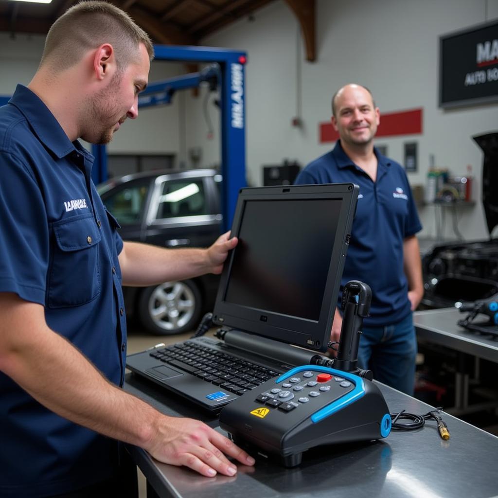 Modern Diagnostic Equipment at Mayo Auto Service in Red Bank, NJ