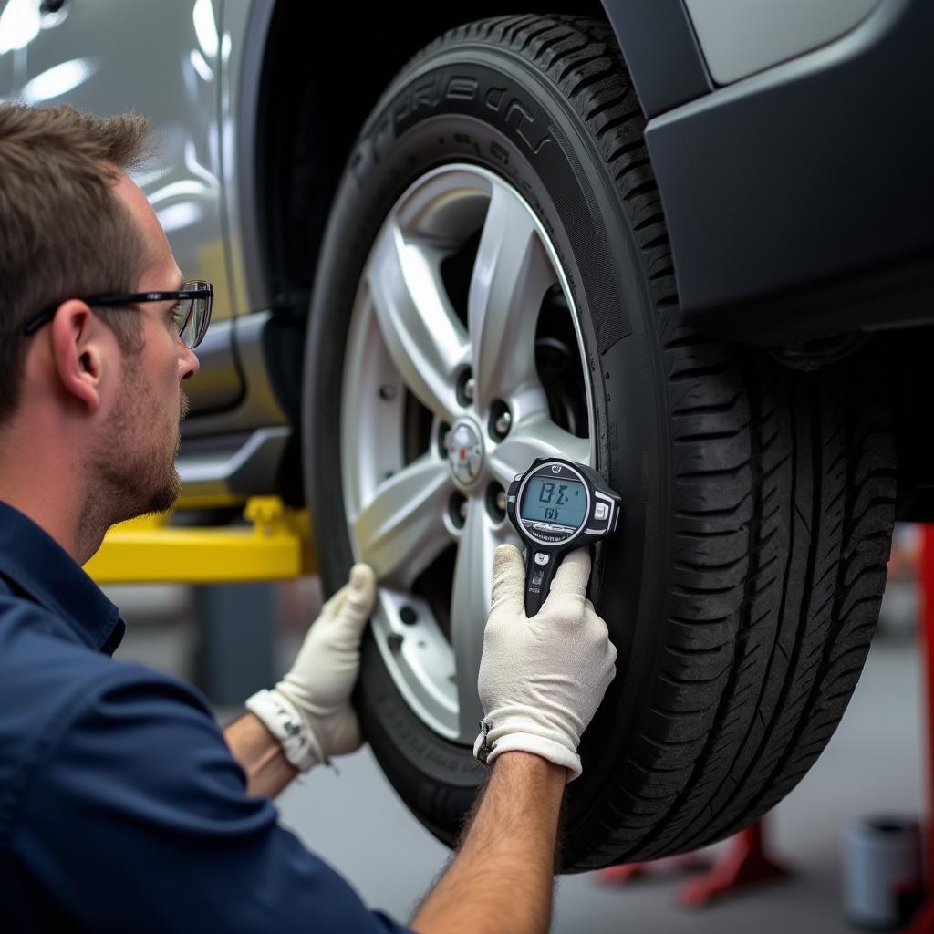 Tire Inspection at Melvin's