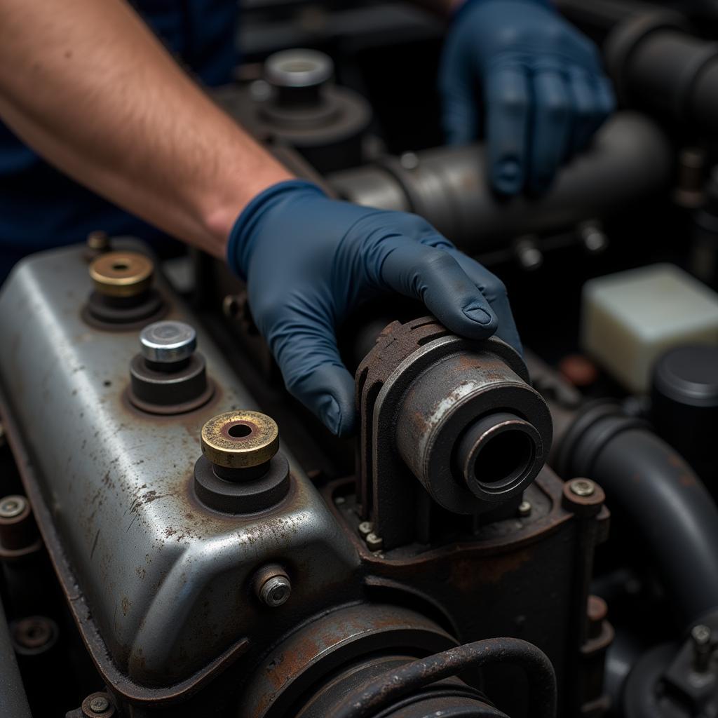 Inspecting a Used Auto Part