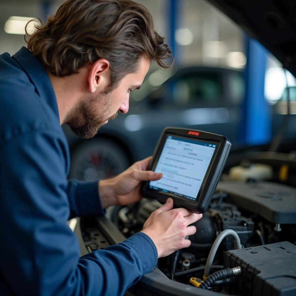 Mechanic Performing ECM Reprogramming