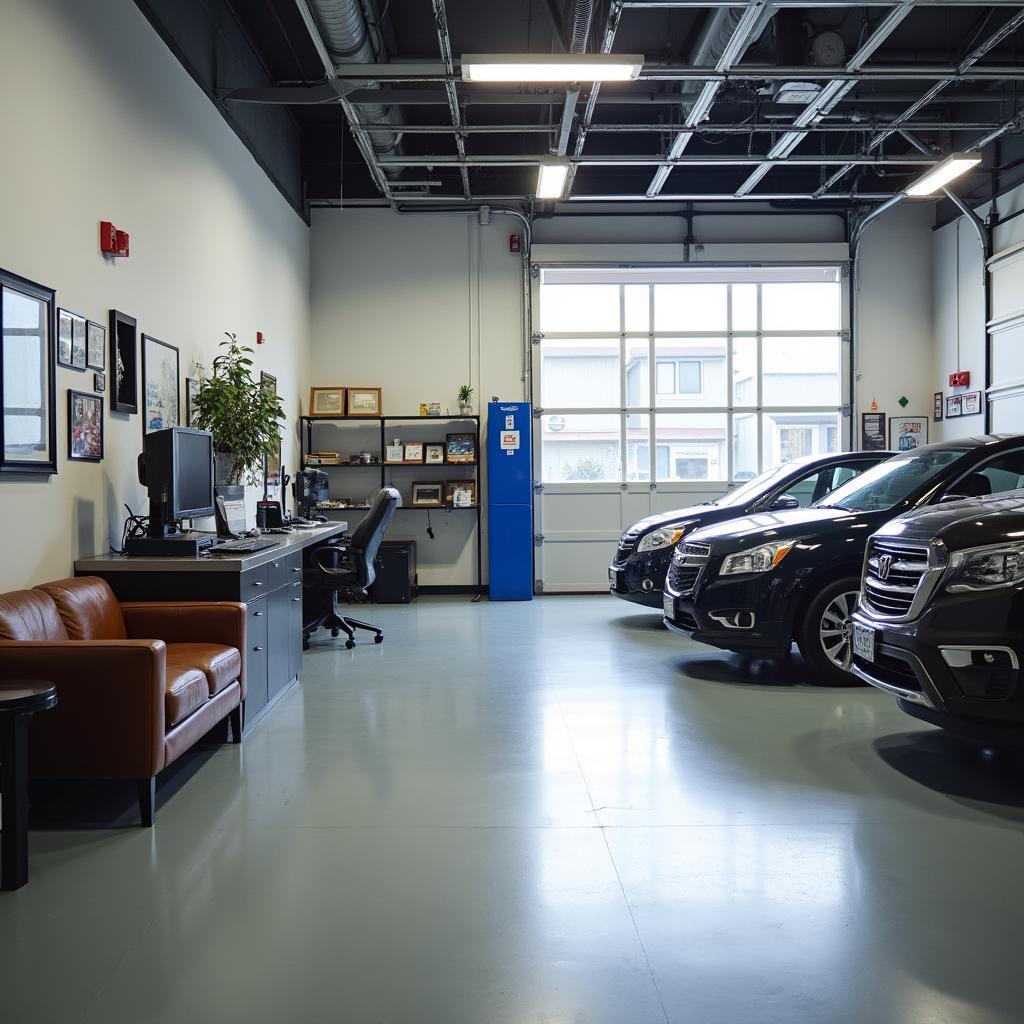 Modern Auto Shop Interior in Medford