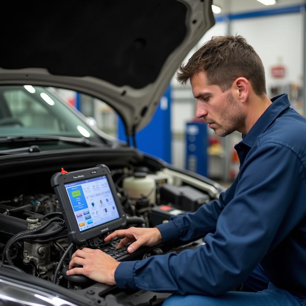 Medford Mechanic Performing Engine Diagnostics