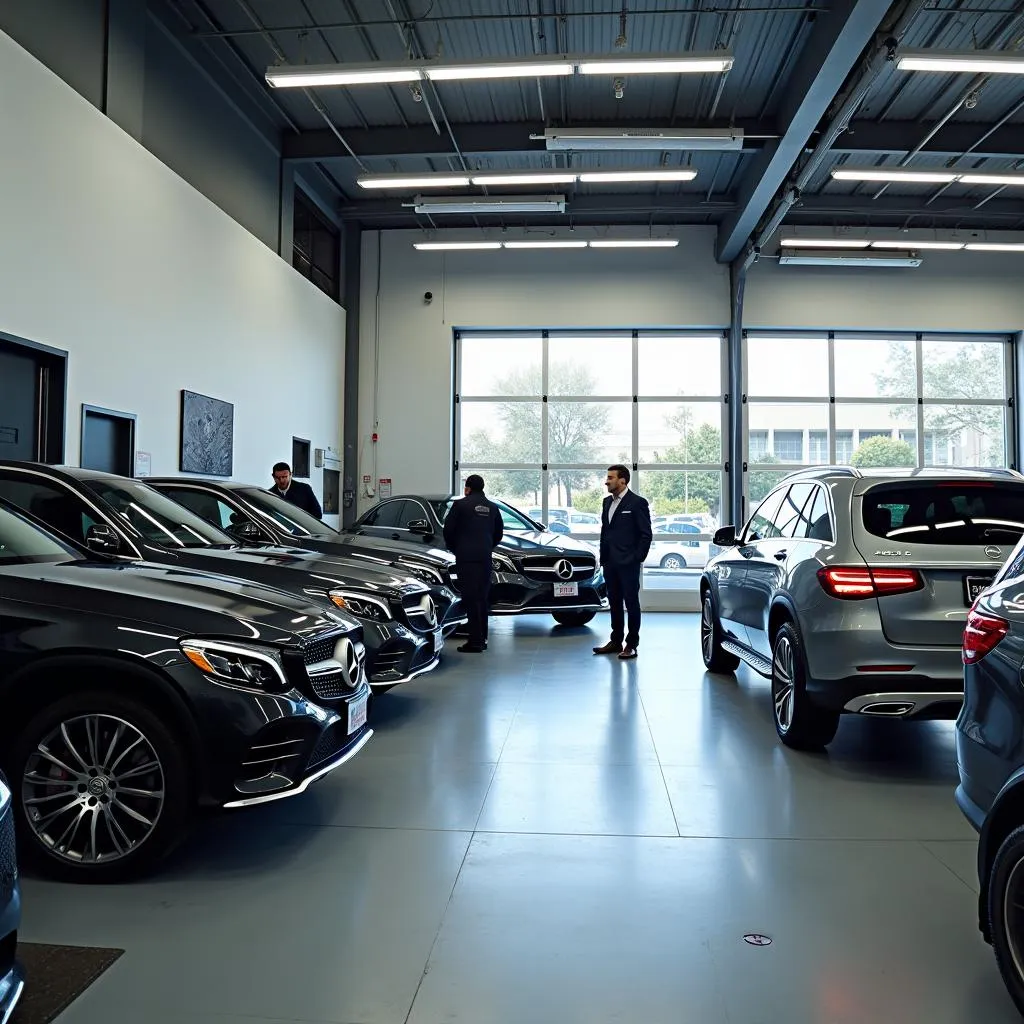 Modern Mercedes-Benz Service Center