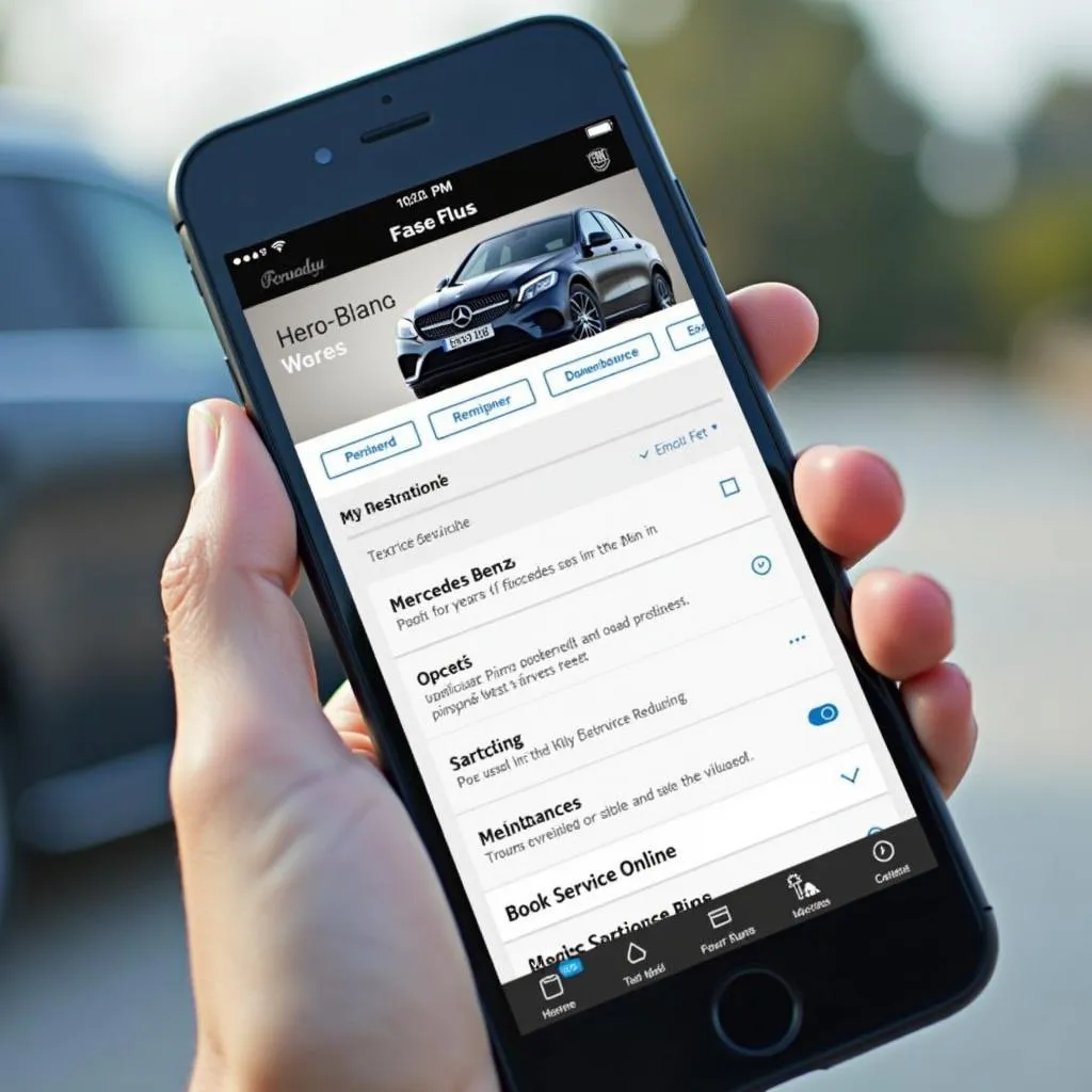 Mercedes-Benz Service Schedule Mobile App