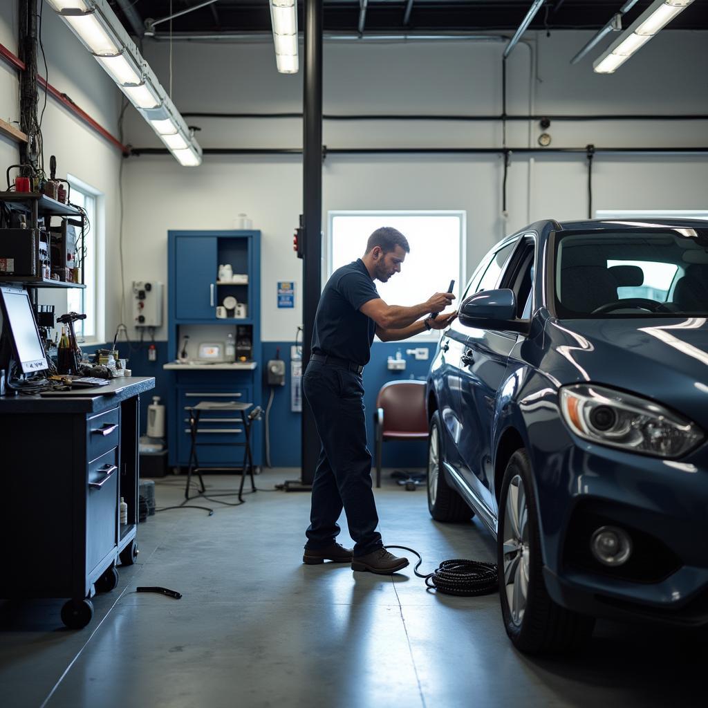 Modern and well-equipped auto repair shop in Metairie