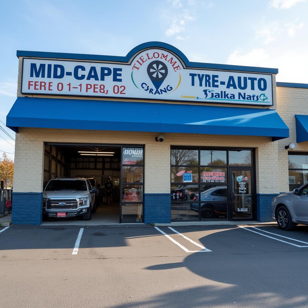 Mid-Cape Tire Shop Exterior