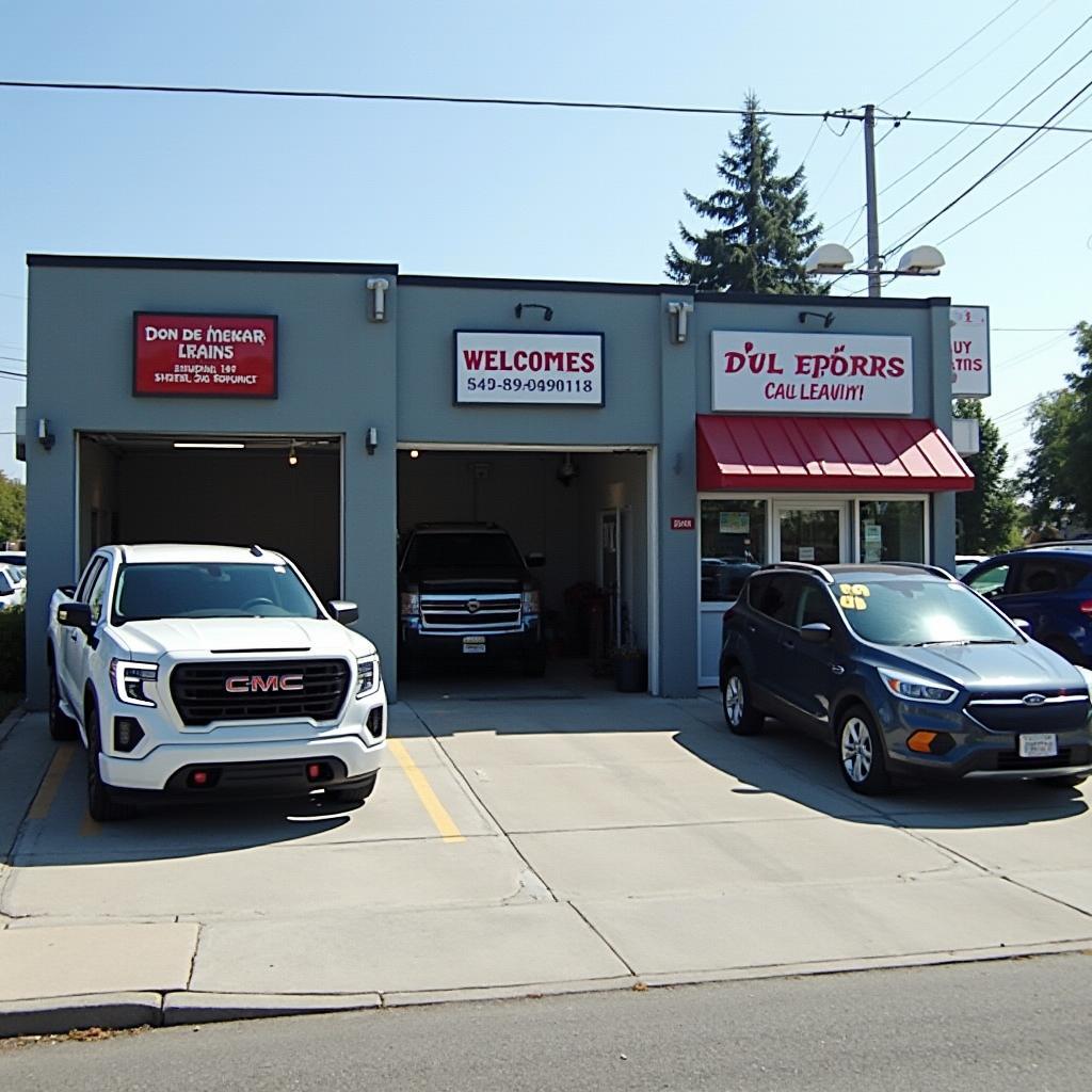 Mill Creek auto repair shop exterior