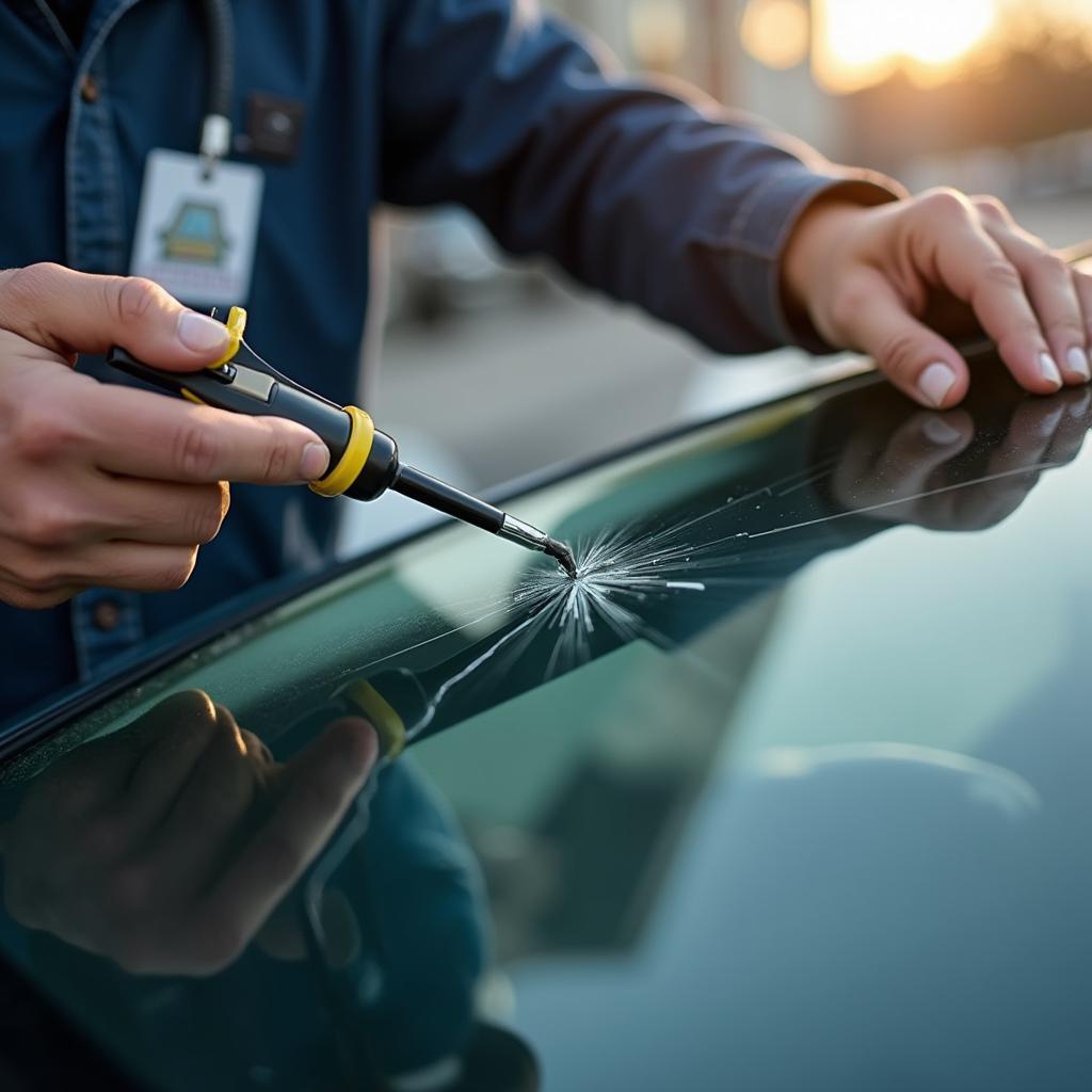 Mobile Auto Glass Repair Technician