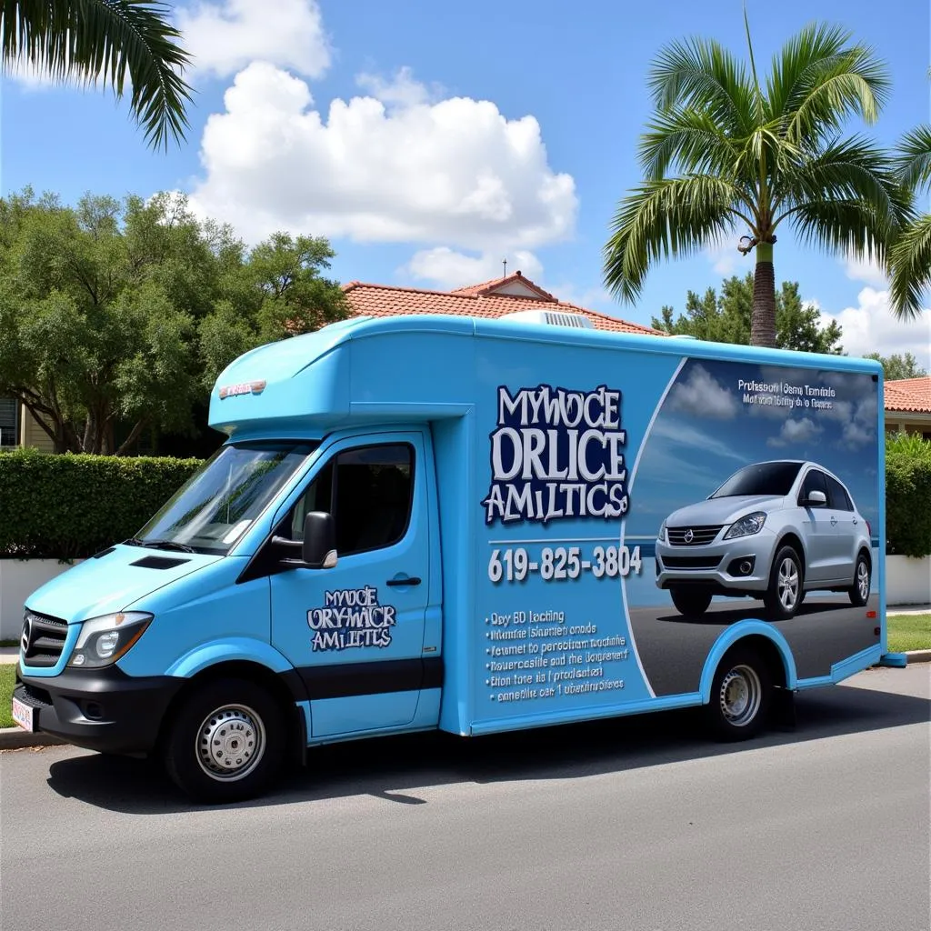 Mobile car detailing service in Miami, Florida