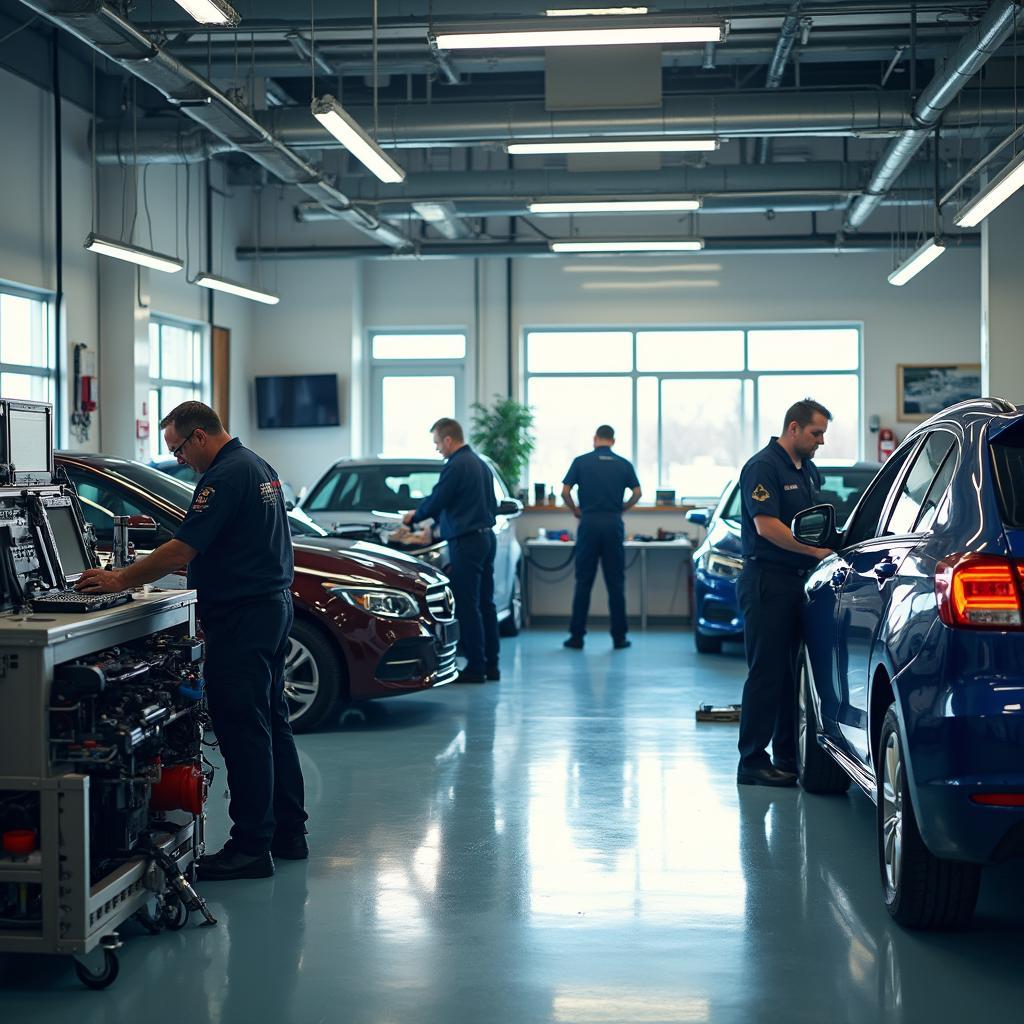 Modern Auto Repair Shop