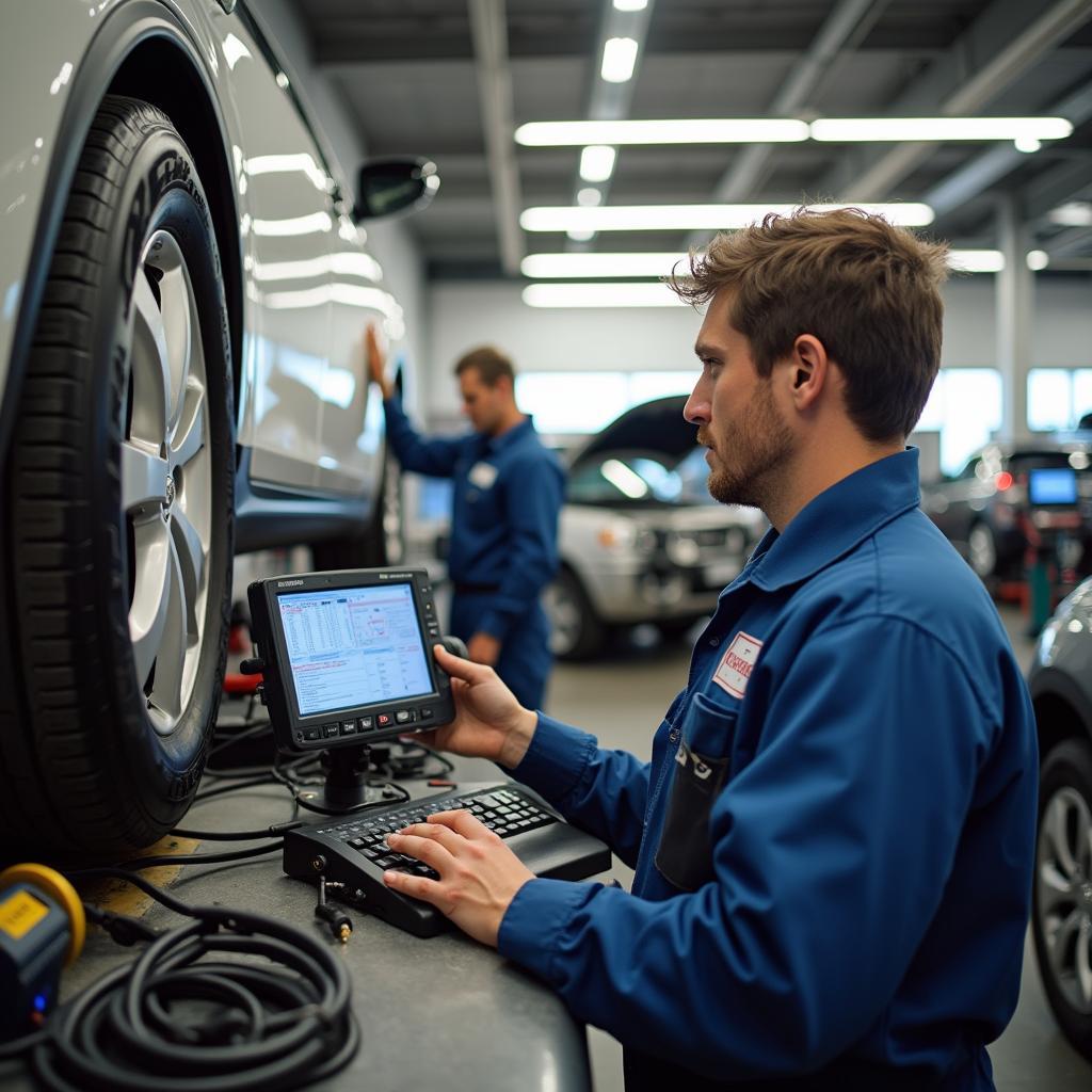 Modern Auto Shop in Akron