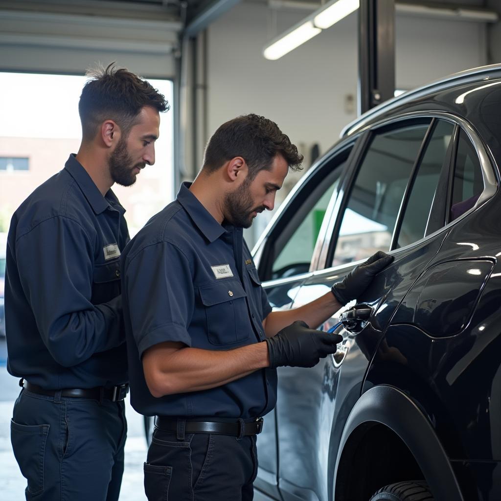 Modern Car AC Repair Shop