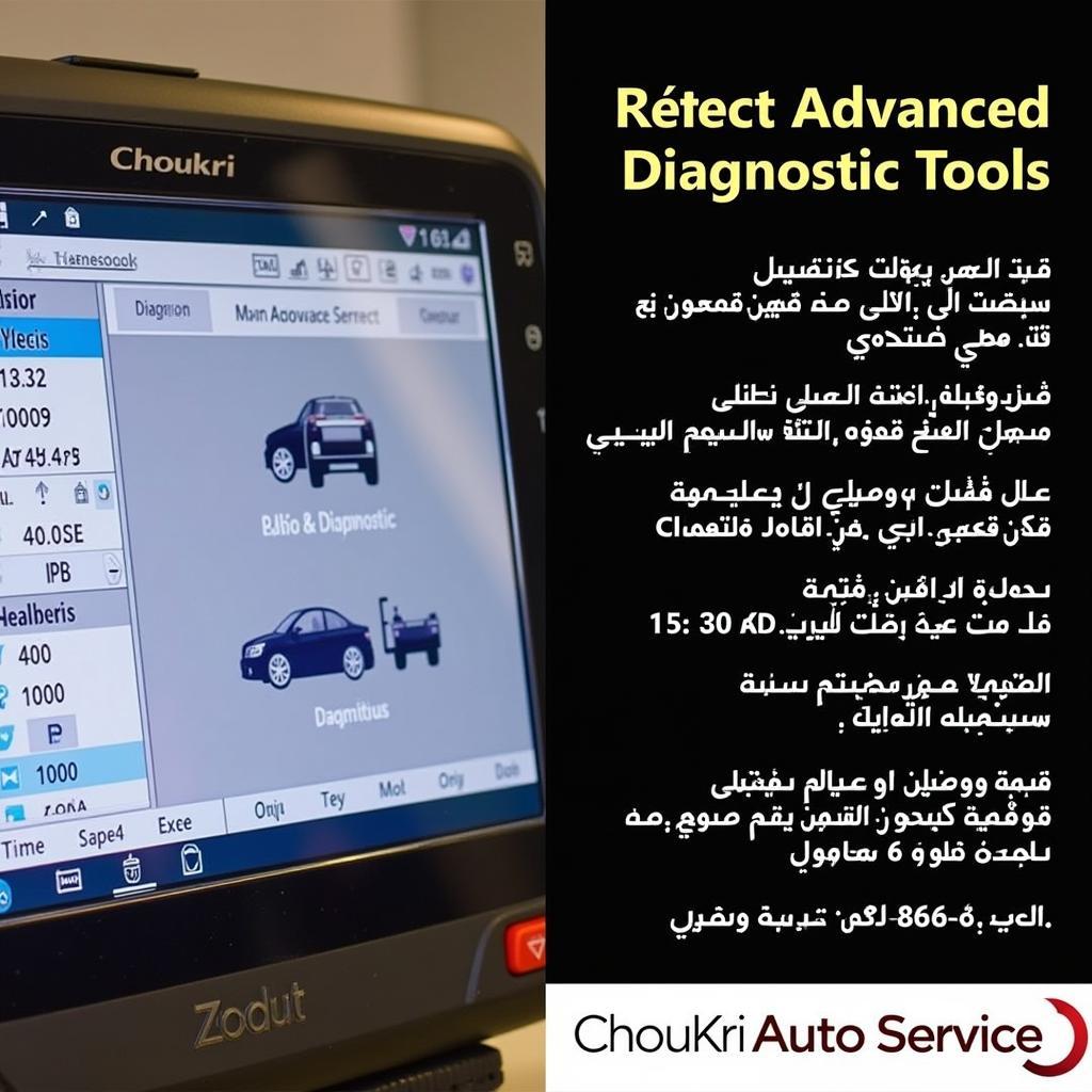 Modern Diagnostic Equipment at Choukri Auto Service