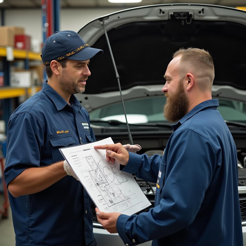 Murfreesboro Mechanic Explaining Repairs