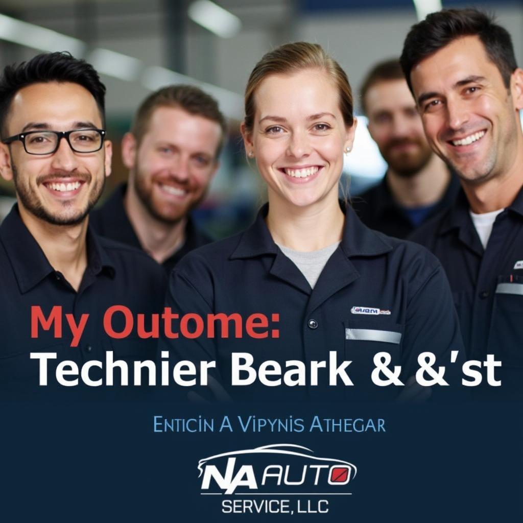 Team of certified technicians at NA Auto Service LLC