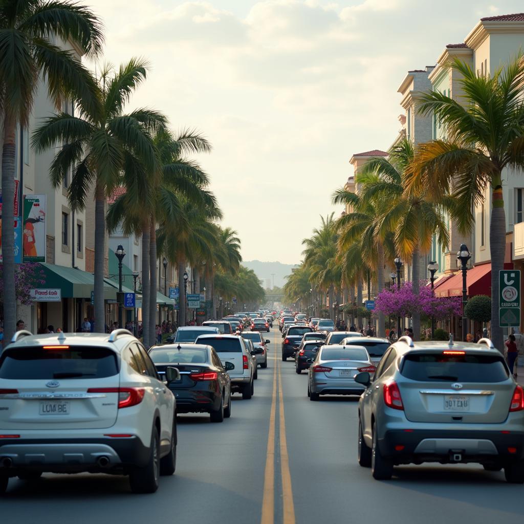 Traffic in Naples, Florida