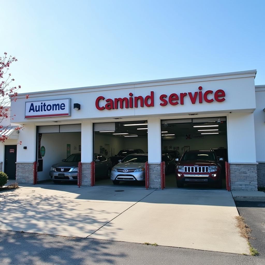 Modern Auto Service Shop Exterior in Newberry