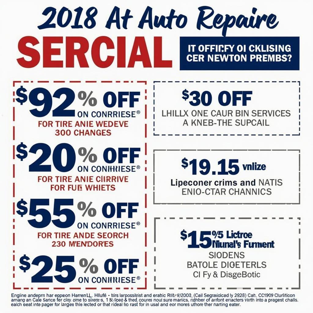 Auto Repair Specials in Newton