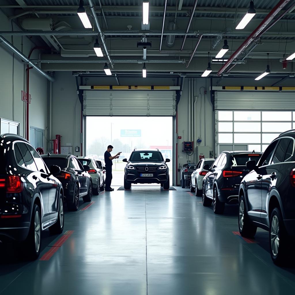 Modern Auto Service Garage in Nieuw-Vennep