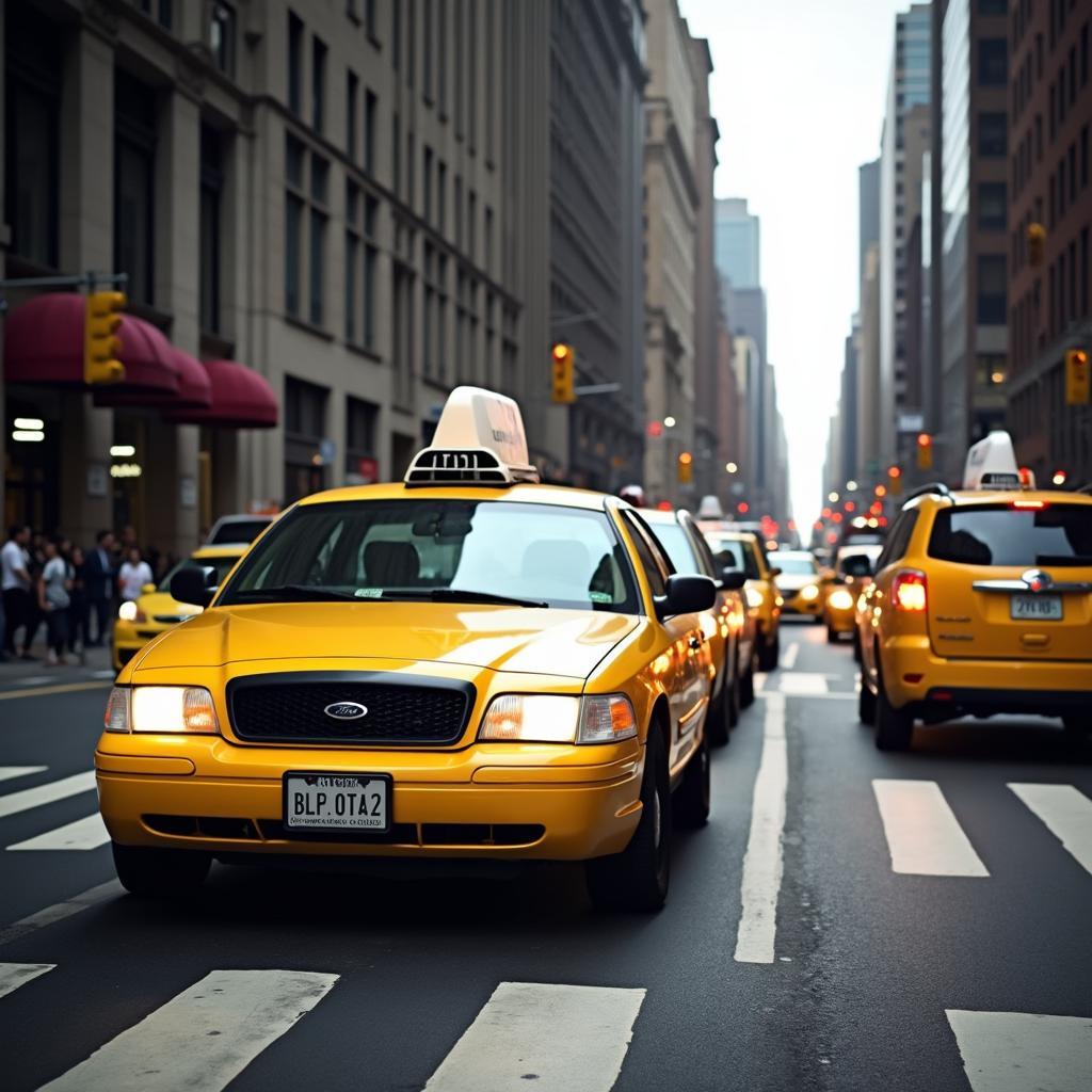 Car Stuck in NYC Traffic