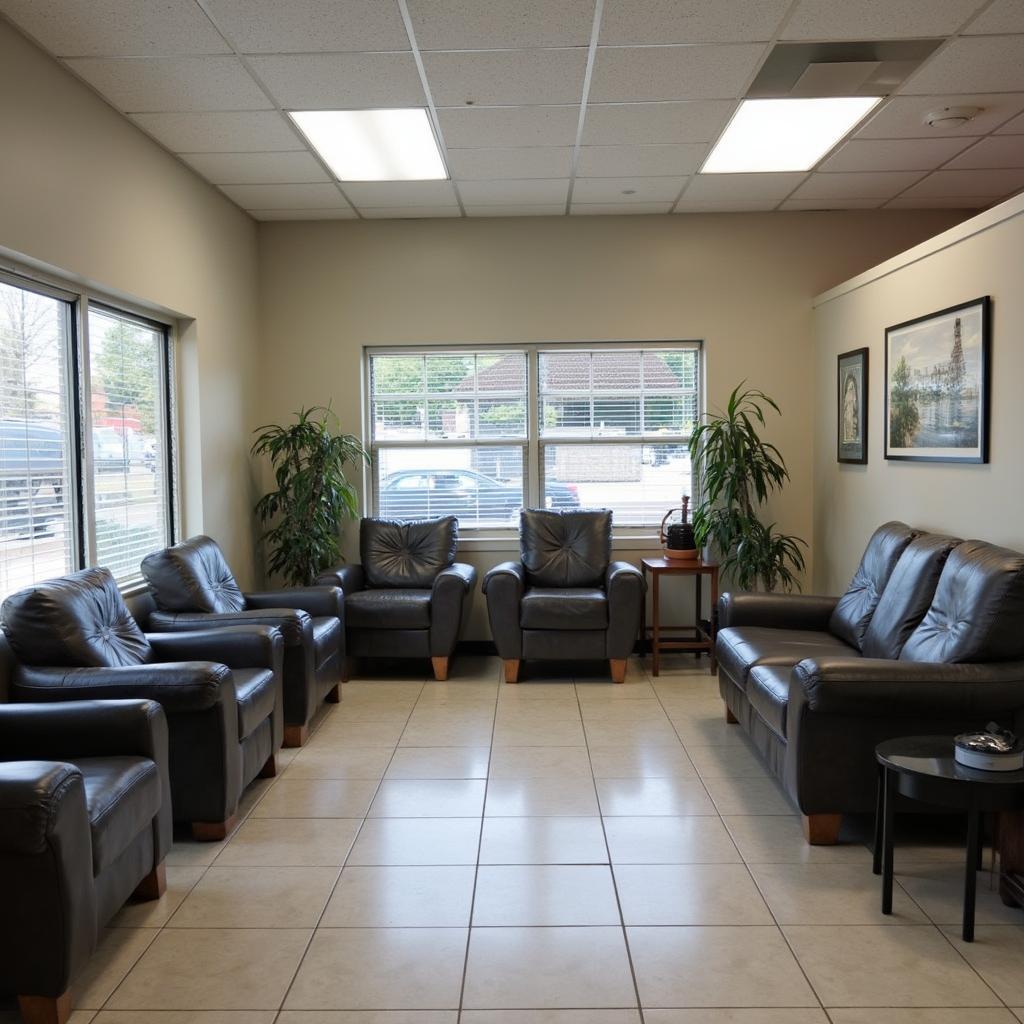 Oak's Auto Truck Service Waiting Area