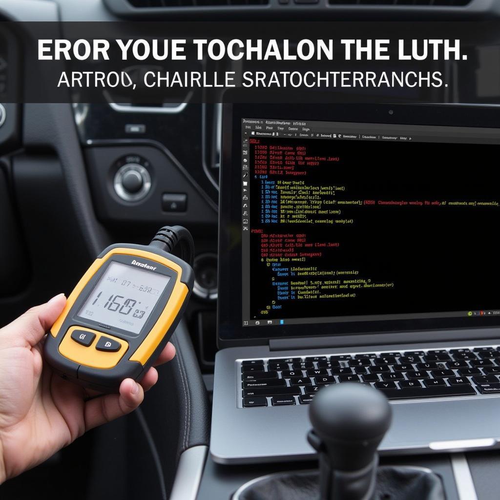 OBD-II Scanner Diagnosing Car Bluetooth Issues