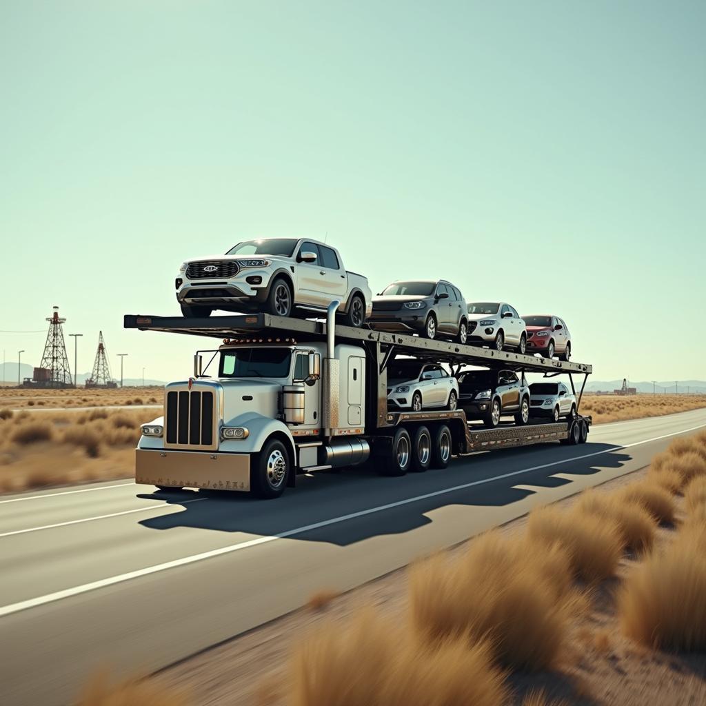 Car transport in Odessa, Texas