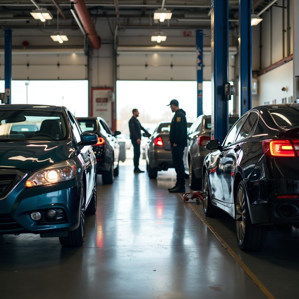 Oklahoma City mechanic shop interior