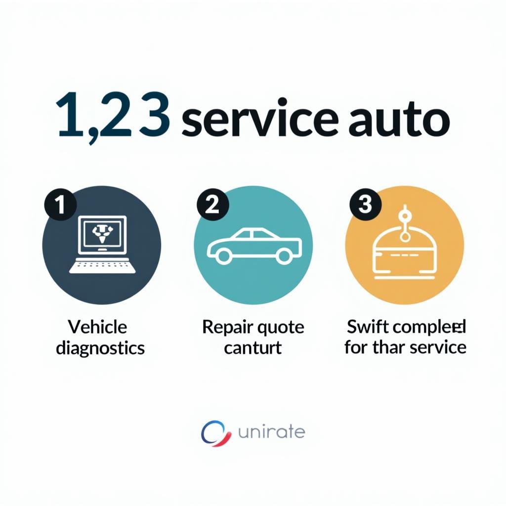 Car repair service steps