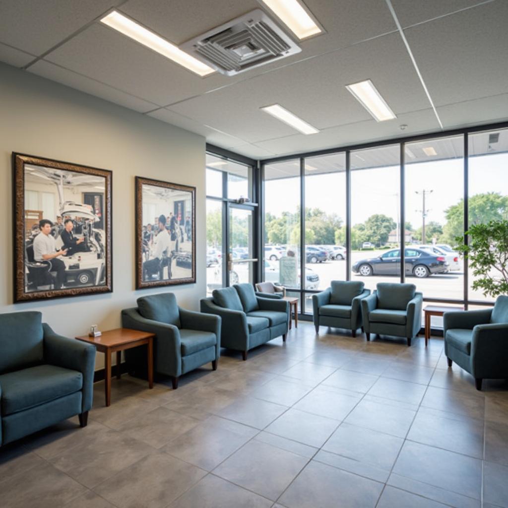 Comfortable waiting area in an Oneco, FL auto service center