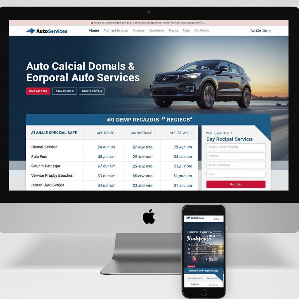 Online Booking Platform for Auto Service Deals