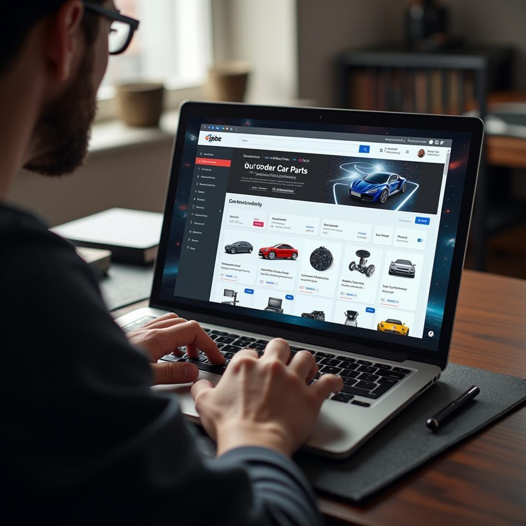 Ordering car parts online