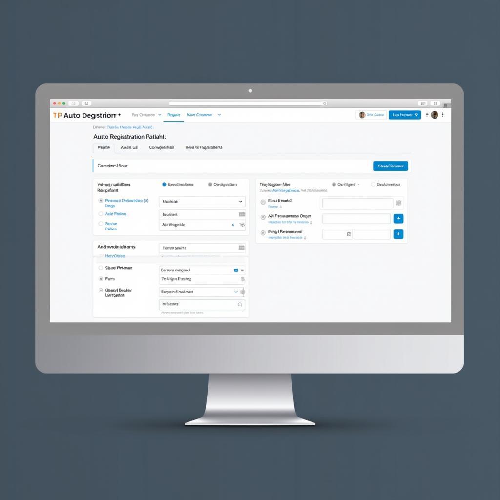 Online TP Auto Registration Portal