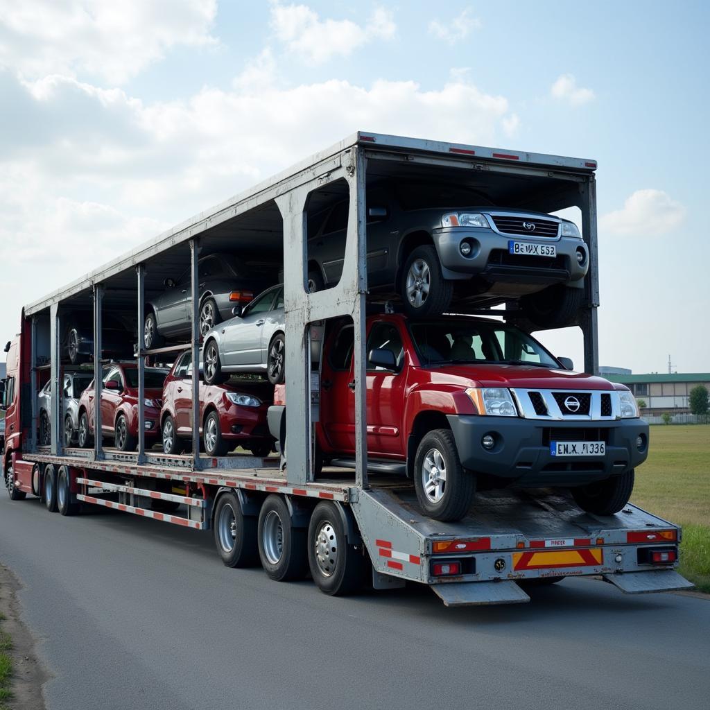 Open Car Transport Trailer