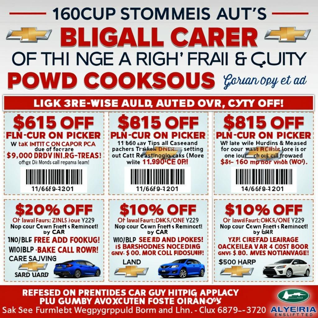 Promotional flyer for Orlando auto service deals