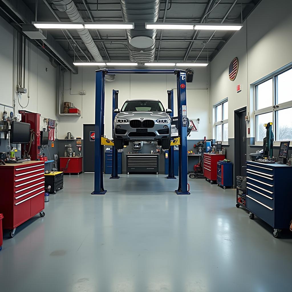 Overland Park auto repair shop interior