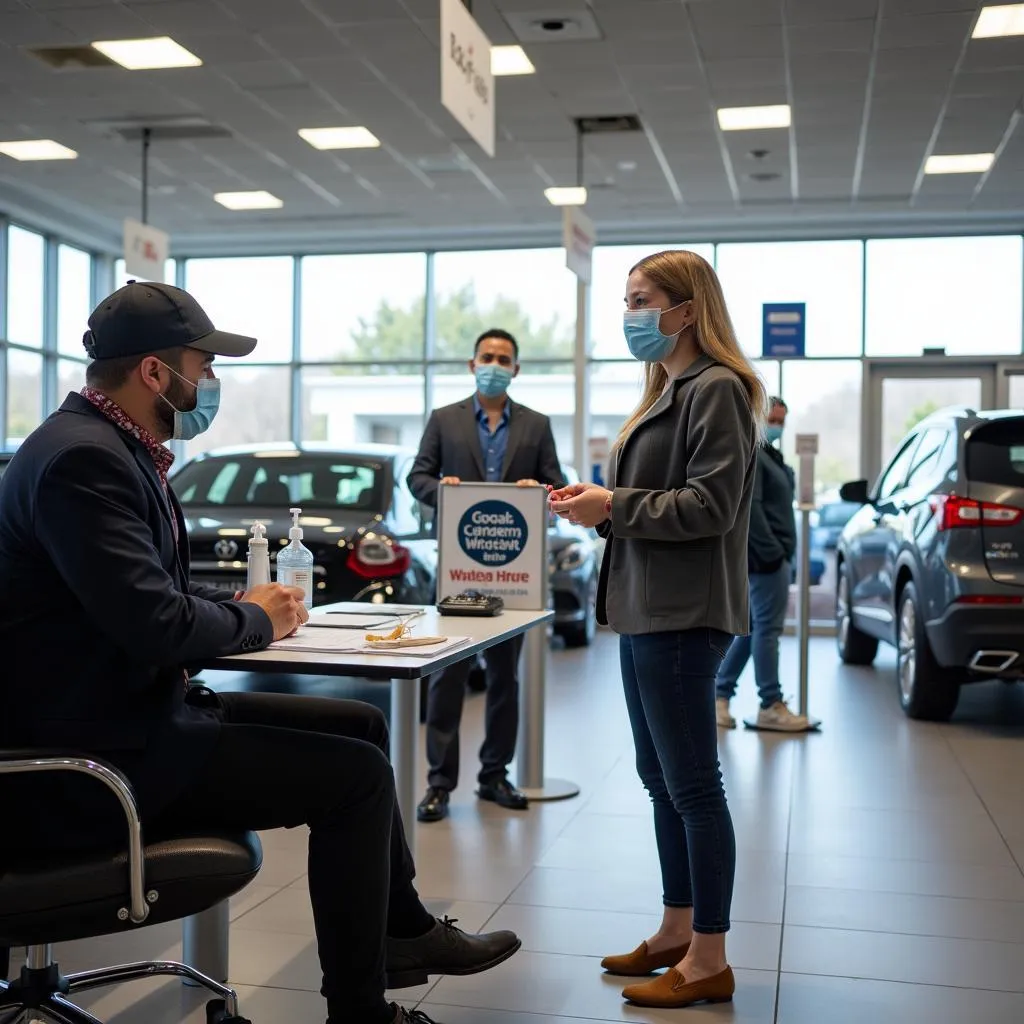 Car dealerships adapting to pandemic restrictions