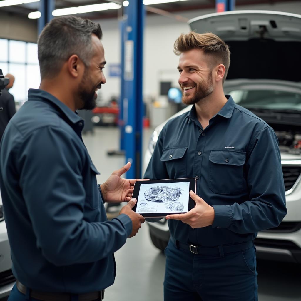 Auto Service Shop Communication