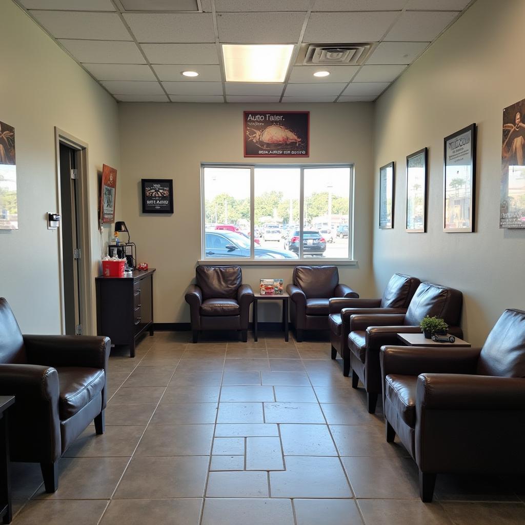 Comfortable waiting area at Phat Auto Service