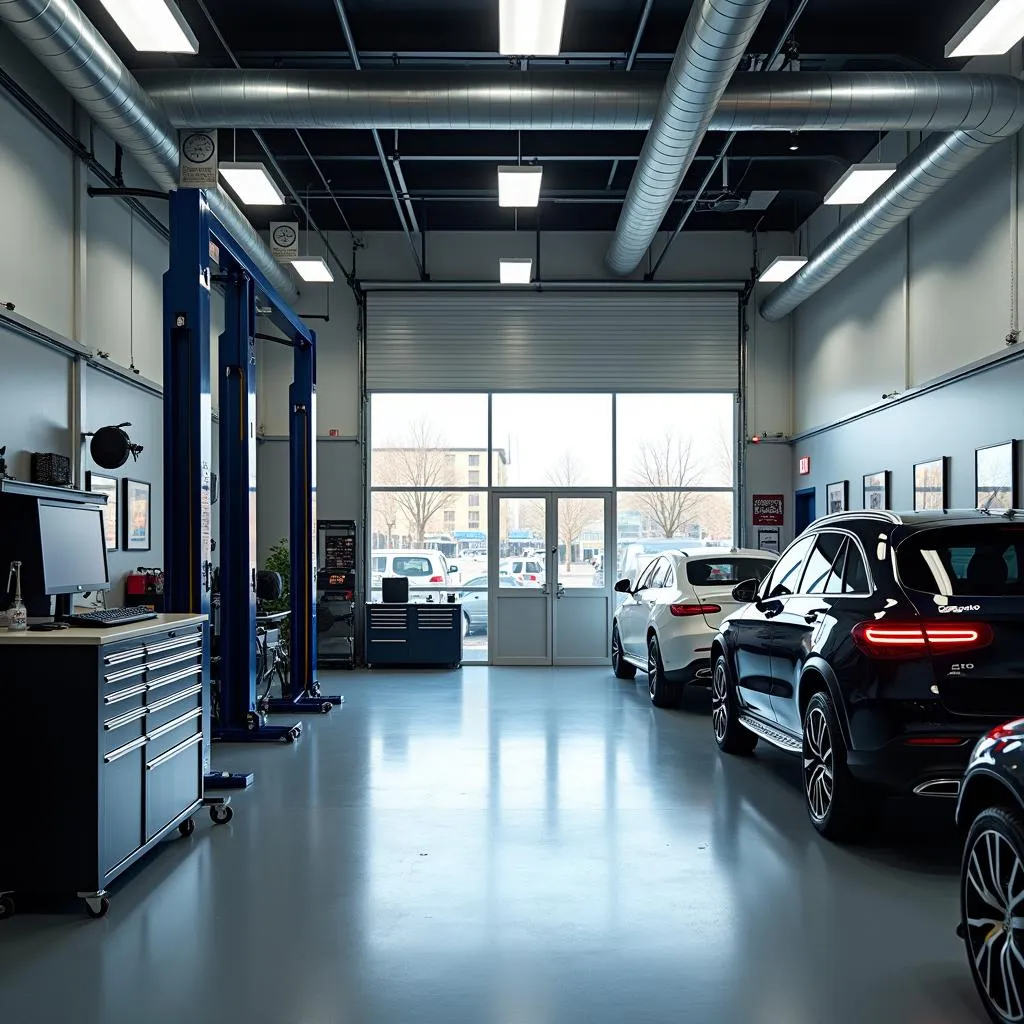 Inside a Pompano Beach Auto Service Center Specializing in Russian Mercedes