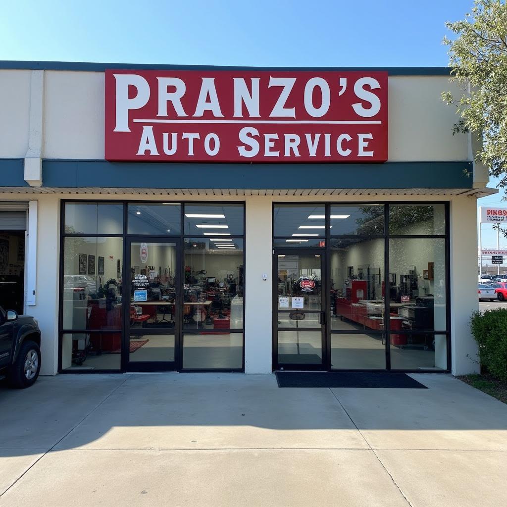 Modern and Welcoming Auto Service Shop Front