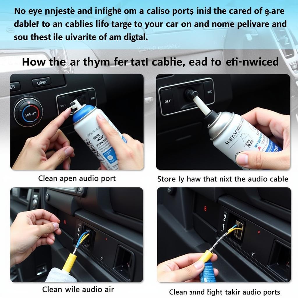 Preventing Car MP3 Player Problems - Cleaning Connections and Handling Cables