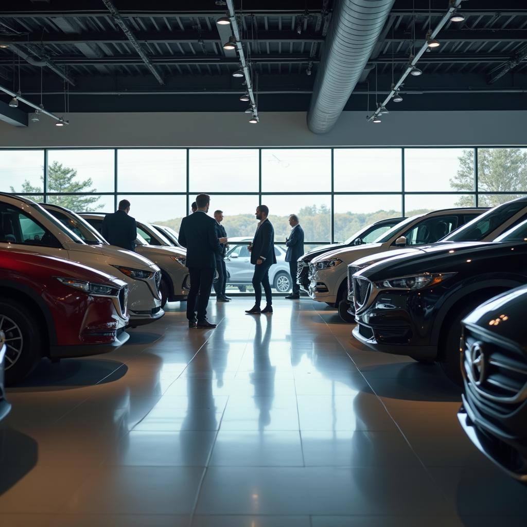 Modern Car Dealership Showroom