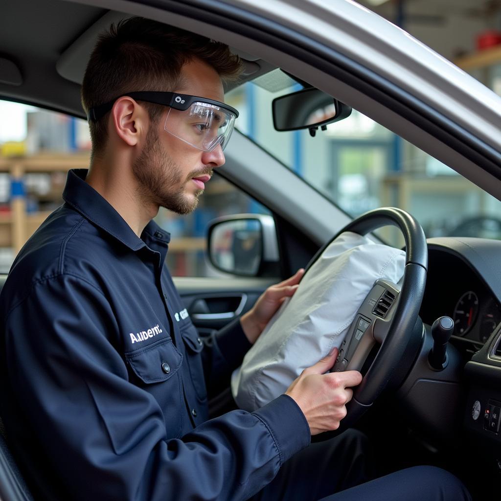 Professional Airbag Repair Process