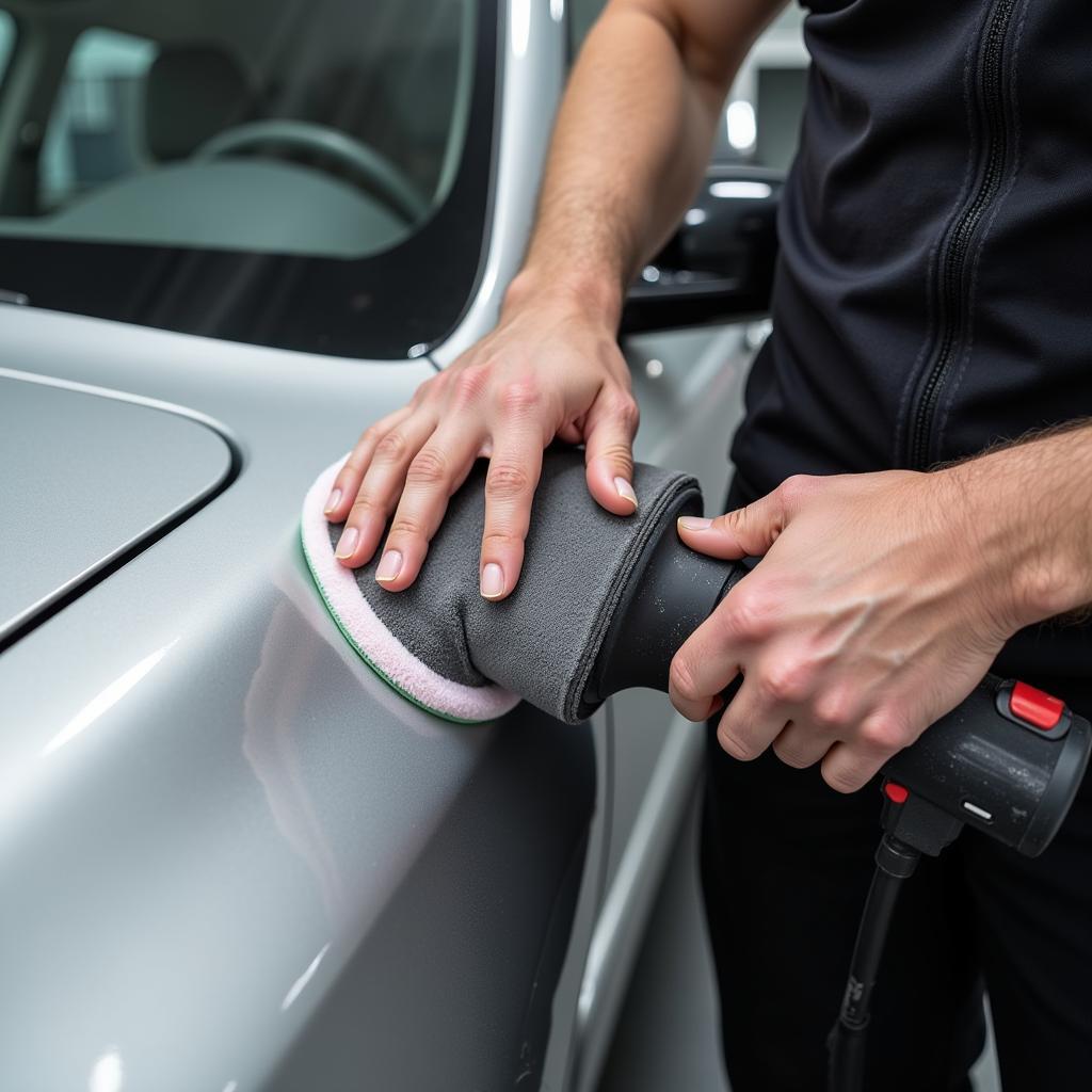 Wet Sanding a Car Scratch