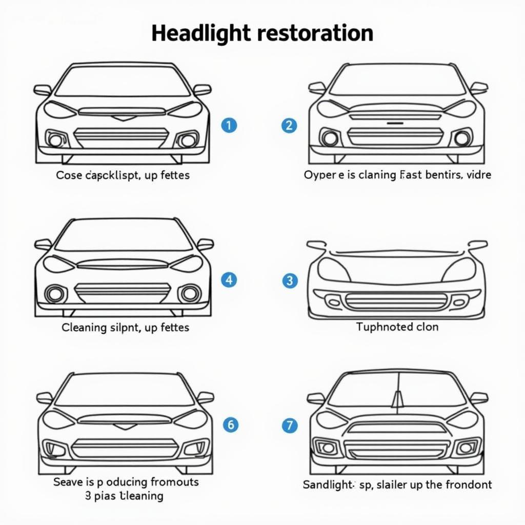 Steps Involved in Professional Headlight Restoration