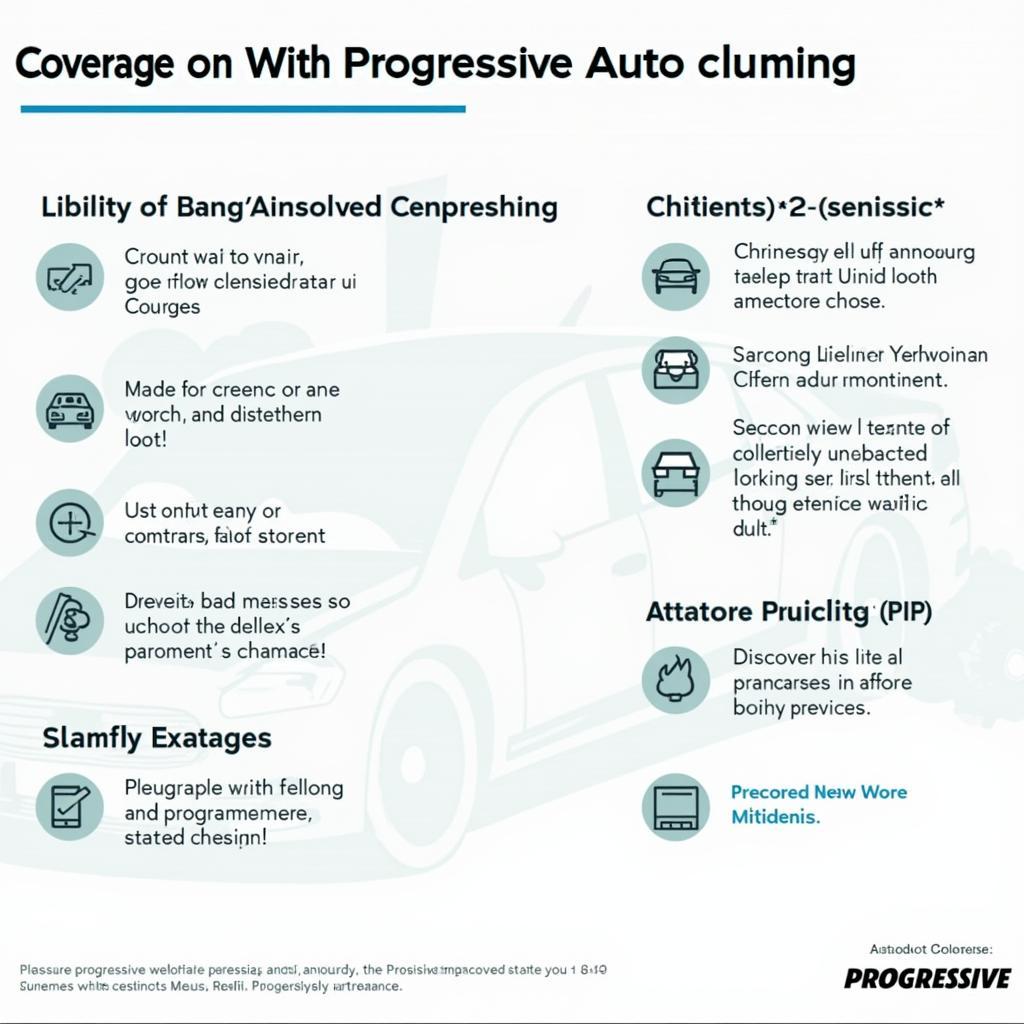 Progressive auto insurance coverage