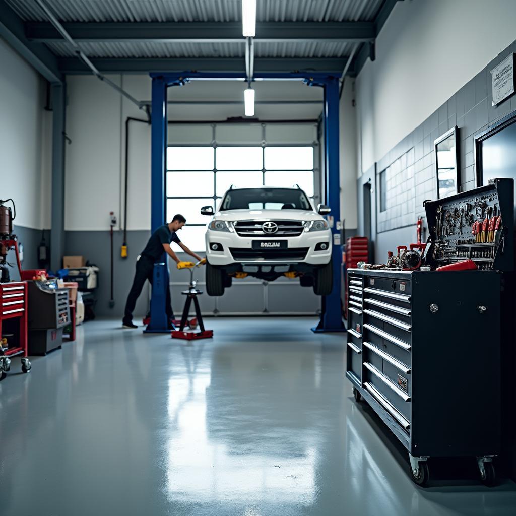 Purcellville auto service shop interior