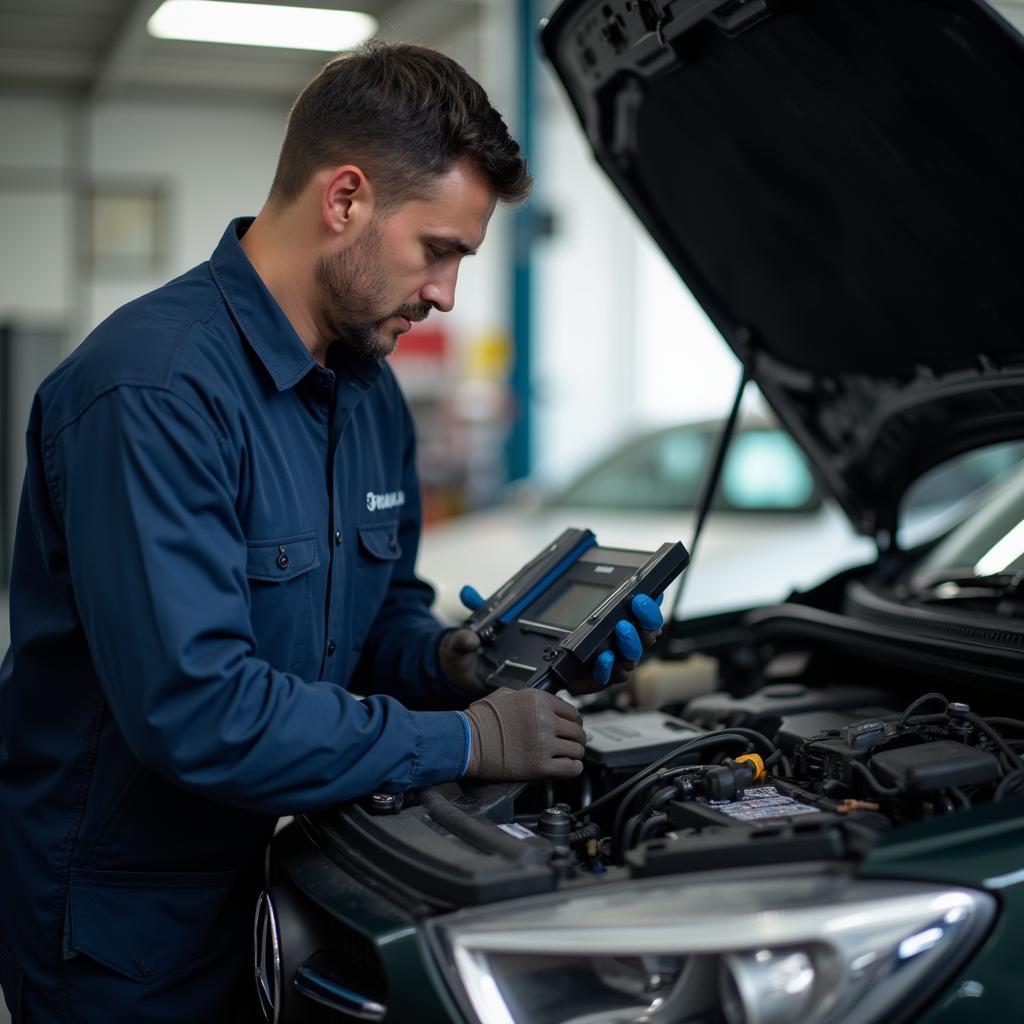 Experienced Randburg Mechanic Performing Car Diagnostics