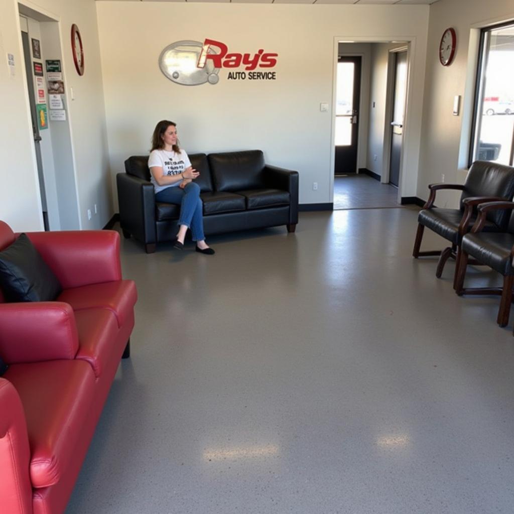 Ray's Auto Service Inc. Customer Waiting Area